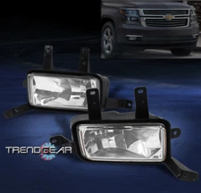 2015+ CHEVY TAHOE/SUBURBAN LS LT LTZ FRONT BUMPER DRIVING FOG LIGHT LAMP CHROME