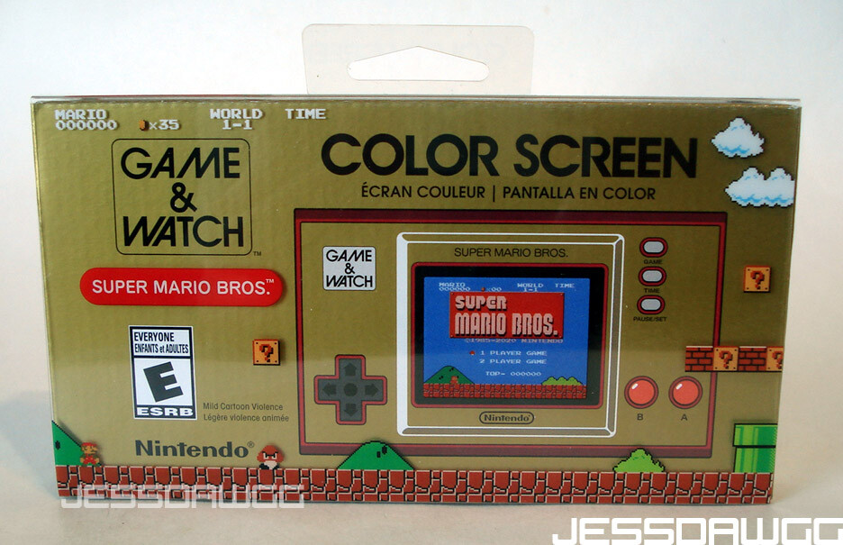 new Nintendo Game Watch Super Mario Brothers portable handheld 80s retro  bros