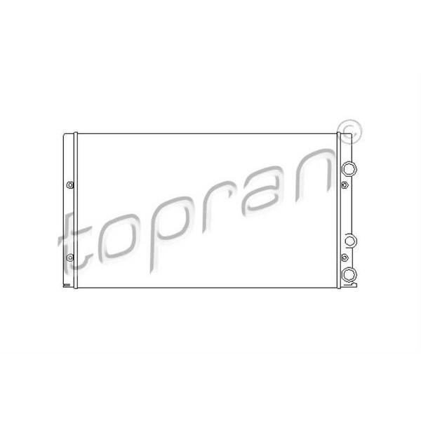 Topran KüHler WasserküHler FüR Vw Lupo Polo Seat Arosa Ibiza Ii 6X1 6E1 6N2-image