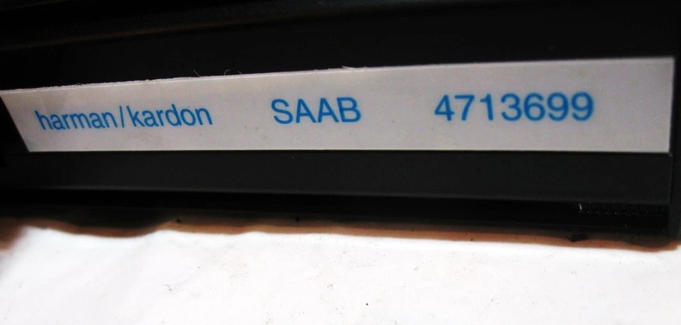 2004 05 06 Saab 9-5 AMP 4713699 audio 9 sistema de altavoces amplificador stock fábrica Foto 2 de 4