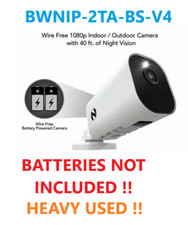 Night Owl BWNIP-2TA-BS-V4 1080 Wire Free Add On Camera NO BATTERIES  USED  
