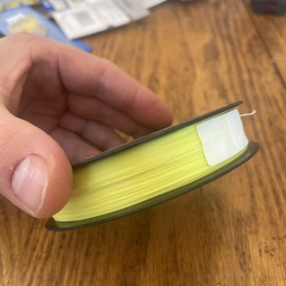 Carrete Spiderwire 50 lb 12 lb diámetro de prueba 3/4 aproximadamente 100 yardas restantes + usado Foto 3 de 4