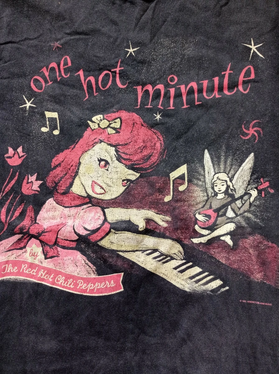 Vintage 1995 Red Hot Chilli Peppers RHCP One Hot Minute T Shirt By Giant L