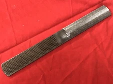 Vintage Hand Woodworking Tool Nicholson File Black Diamond 4 In Hand USA 8"