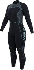 Akona Womens 3mm Quantum Stretch Classic Backzip Full Wetsuit
