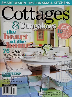 SMART SMALL KITCHEN DESIGN TIPS September 2012 COTTAGES & BUNGALOWS Magazine
