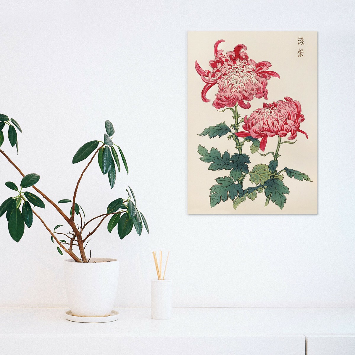 Japanese Ukiyo-e Wall Art Print Poster Woodblock Decor A3 Flowers