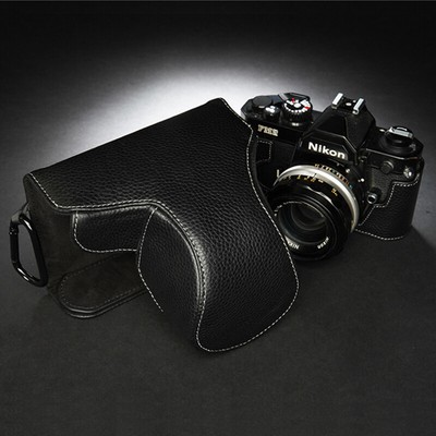 Real Leather Camera Bag Case Cover Belt For Nikon FM2 FM FM2N FE FE2 FM3A FM10