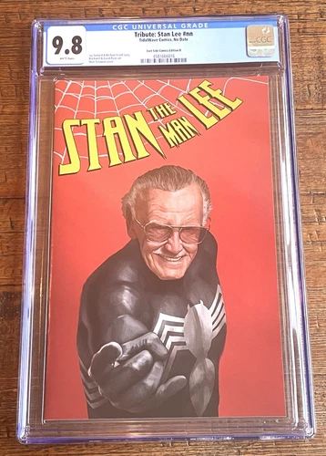 STAN LEE TRIBUTE #1 CGC 9.8 SKAN EXCL BLACK SPIDER-MAN VARIANT LTD to 250 RARE!