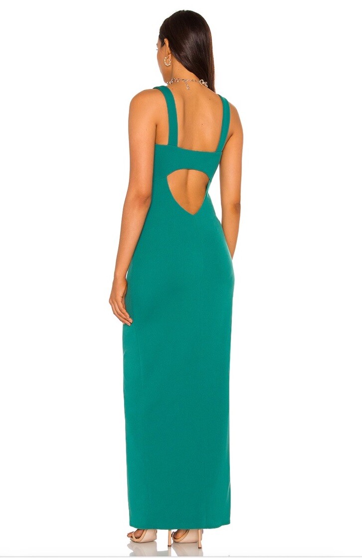 green emerald velvet dress Katie May | Tara Gown - Emerald