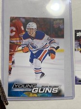 Dylan Holloway 2022-23 Upper Deck Series 2 Oversize #461  Spot Near His Face