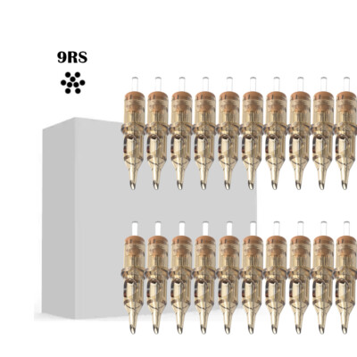 Tattoo Nadeln 9RS 20pcs Steril Einweg Nadel Cartridge Needle Round Shading 0.35