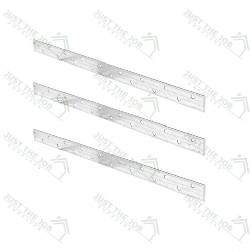 Heavy Duty Flat Restraint Straps Carbon Steel Galvanised 1000 x 27mm