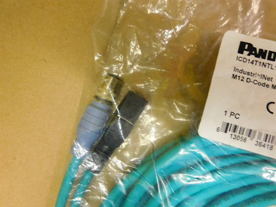 PANDUIT ICD14T1NTL10M M12 CORDSET length 10 meter LOT # 10 - Image 3 of 3
