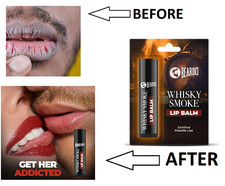 Dark Lips BALM Whisky Smoke Lip BALM for Men, 4g lip balm for men