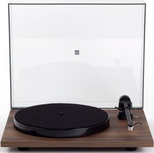 Rega Planar 1 Plus Walnut Turntable/dustcover/preamp/cartridge Authorized-dealer