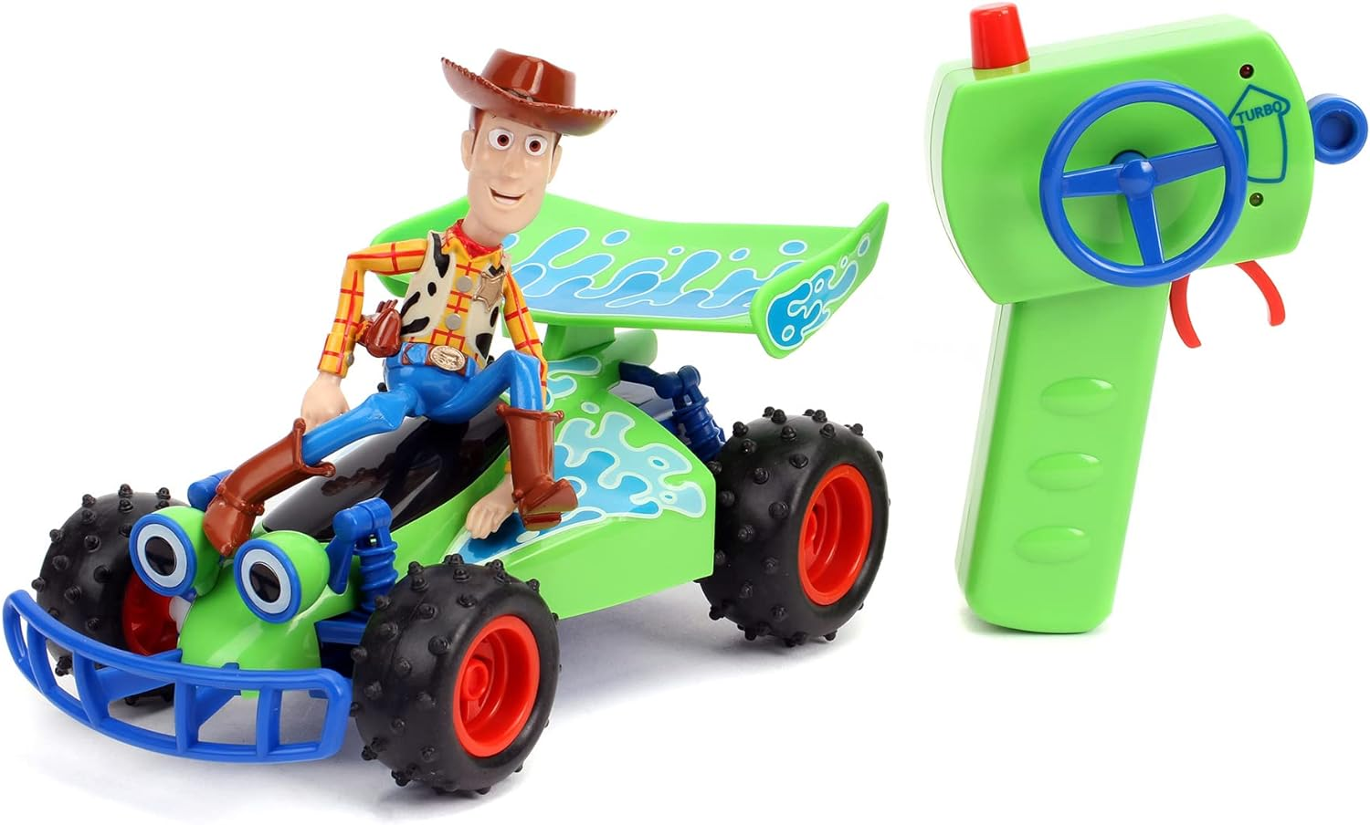 Jada Toys Jada Disney Pixar Toy Story 4 Turbo Buggy W/Woody Radio Control Vehicl