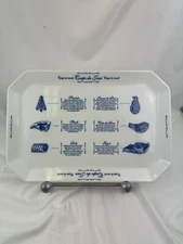 Williams Sonoma Porcelain Serving Tray Coup Du Jour Platter Blue & White