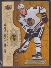 HENRI JOKIHARJU, 2018 Upper Deck Engrained Rookie #96, /299