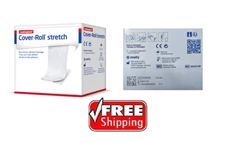Leukoplast Cover-Roll Stretch 4" x 10 Yards Non-Woven Adhesive Bandage FREE SHIP