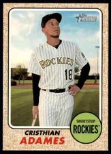 2017 Topps Heritage Cristhian Adames #172 Colorado Rockies