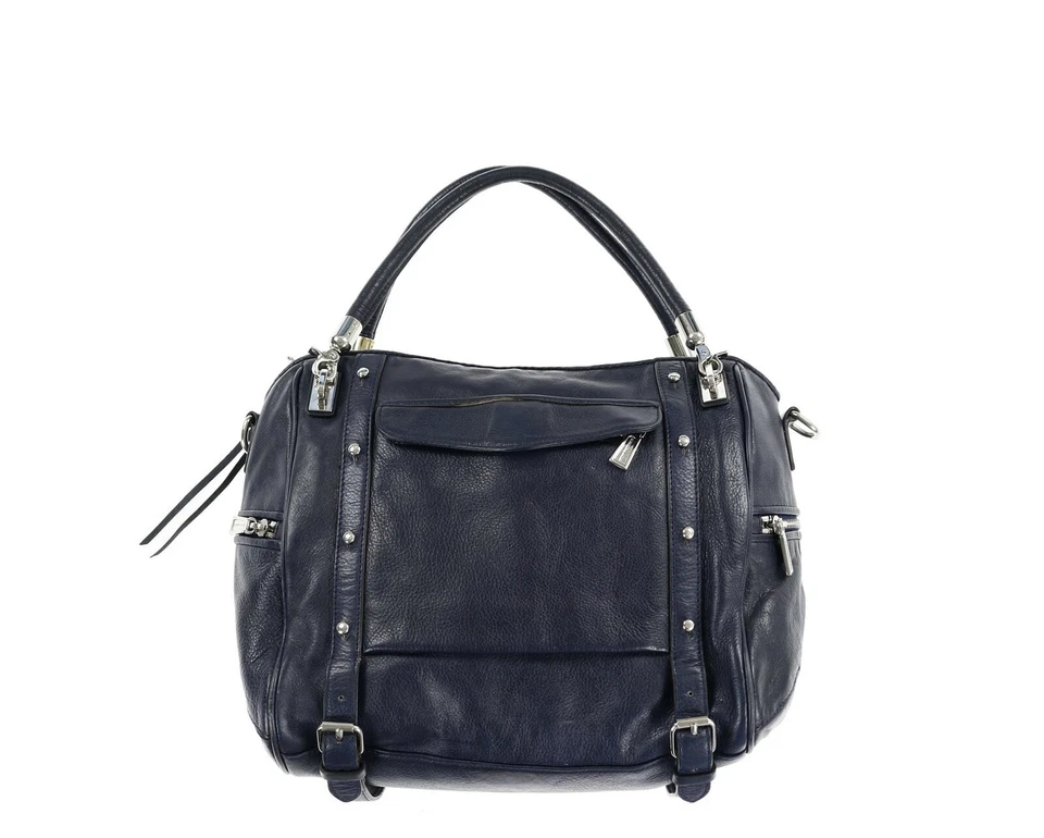 Cartera Rebecca Minkoff Cupido con correa de cuero azul marino $425 Foto 4 de 4