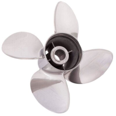 Solas Prop 4-Blade Stainless Propeller E series Rubex HR4 #9554-141-19 - NO HUB