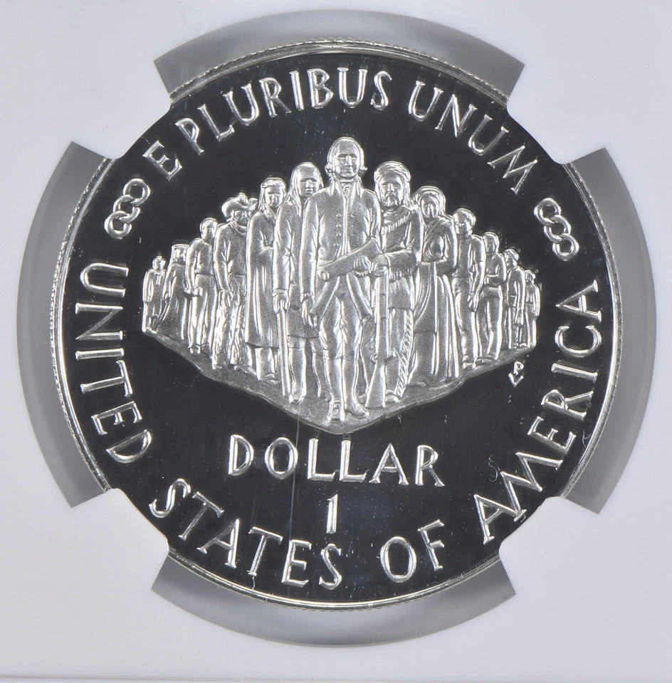 1987 S Constitution Commemorative Proof Silver Dollar NGC PF70 - Image 4 of 4