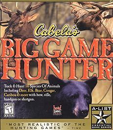 Cabela's Big Game Hunter A-List Essential Game Series (PC, 1998)