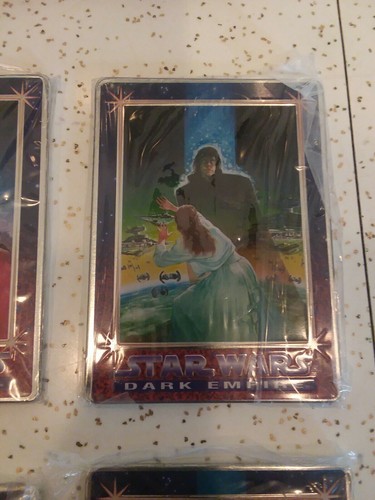 1995 Metallic Impressions Star Wars Dark Empire Embossed Metal Collector Cards - Picture 5 of 11