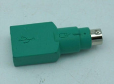 PS/2 PS2 Male to USB Female Adapter Converter Connector