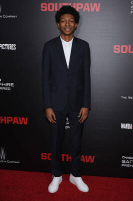 Skylan Brooks at the Southpaw New York Premiere at AMC Loews Linco - Old Photo