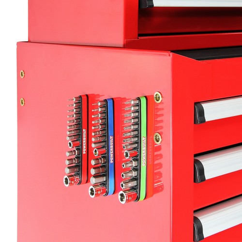 Powerbuilt 13-Piece Tamper Proof Torx Bit Set - Magnetic Holder With Adapters