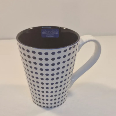 Alex Libby Azul Blue Spotted Coffee Tea Mug Cup 400ml   Ceramic Aesthetic Gift