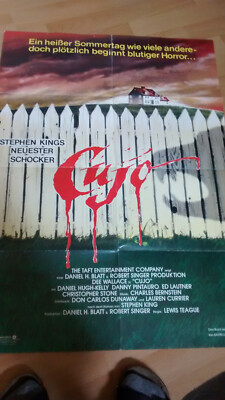 Filmplakat-Rarität 70er & 80er: Stephen King´s  CUJO  A1 59 x 84 cm gefaltet