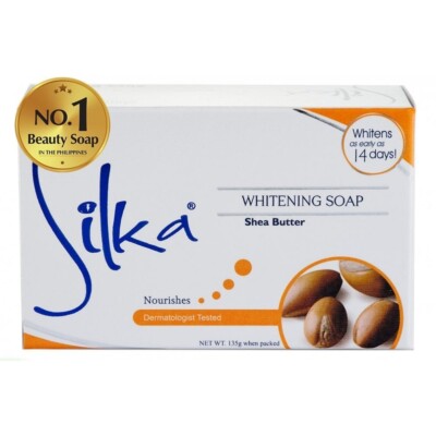 Silka Sheabutter Seife 135g - Hautaufhellung & Aufhellung