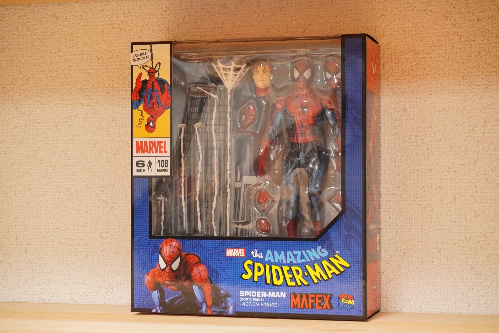 Medicom Toy MAFEX No.108 The Amazing Spider-Man Marvel Comic Paint