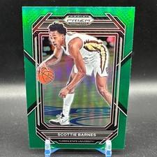 Scottie Barnes Green Prizm 2023 Panini Prizm Draft Picks Basketball Card