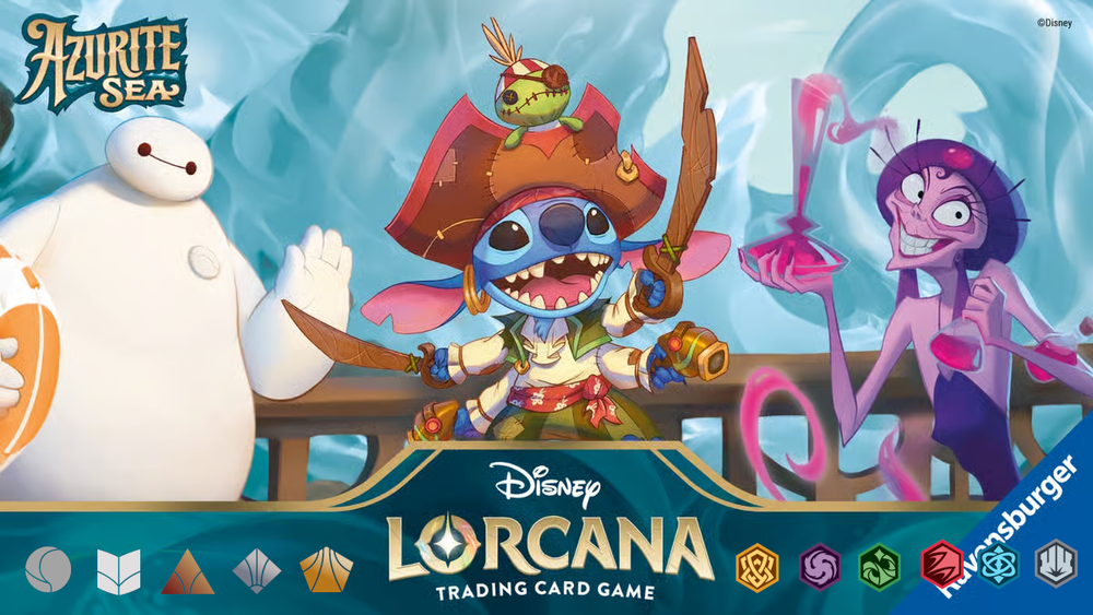 Lorcana - Azurite Sea - Singles Non-Foil 1-204 - You Pick The Card