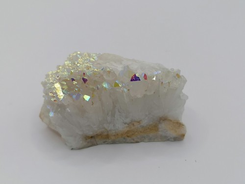 Quartz Crystal Raw Points Titanium Aura - 65g Healing Manifest Gemstone - Picture 6 of 9