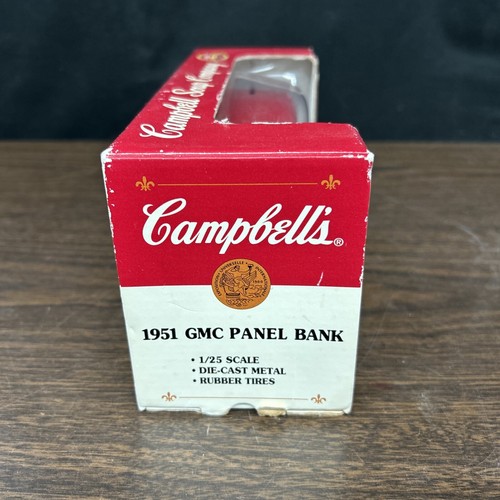 ERTL 1951 Campbell's Soup GMC Die-cast PANEL BANK Van/ Truck - Picture 5 of 6