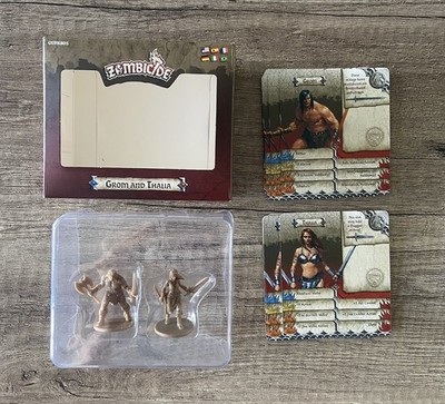 Zombicide Black Plague - Grom and Thalia Kickstarter Exclusive - Conan Red Sonja