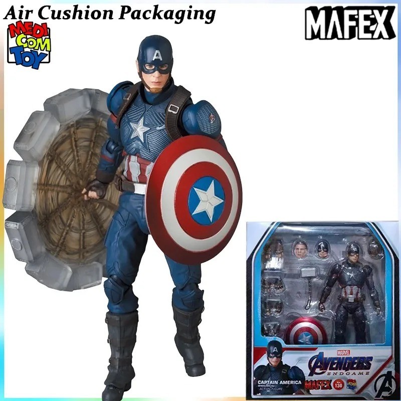 Medicom Toy Marvel Captain America 6.3 in Action Figure for sale
