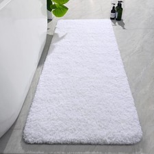 Luxury Long Bathroom Runner Rug, 24x60 Inch Thick Soft and Absorbent Non Slip...