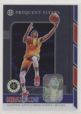 2019 NBA Hoops Premium Stock Frequent Flyers Purple Giannis Antetokounmpo 04mc