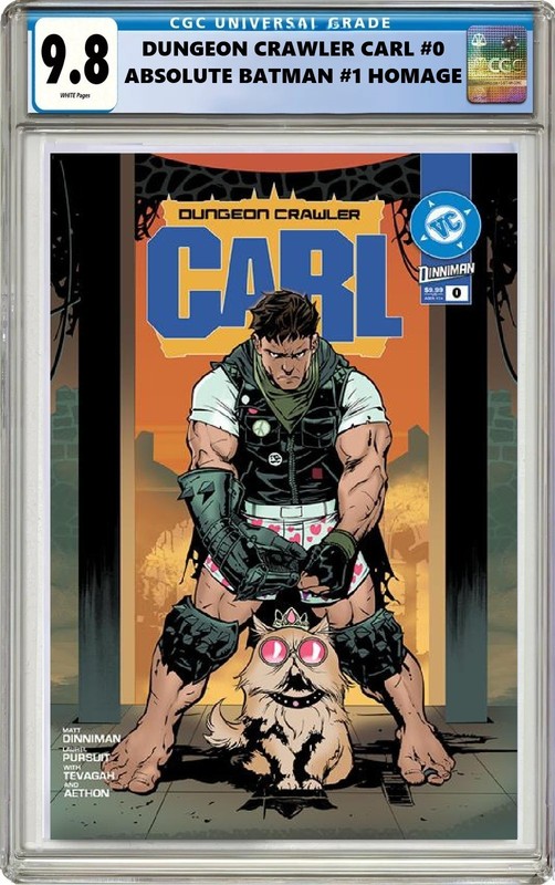 DUNGEON CRAWLER CARL SPECIAL EDITION #0 AB #1 HOMAGE CGC 9.8 PRESALE! 7/15