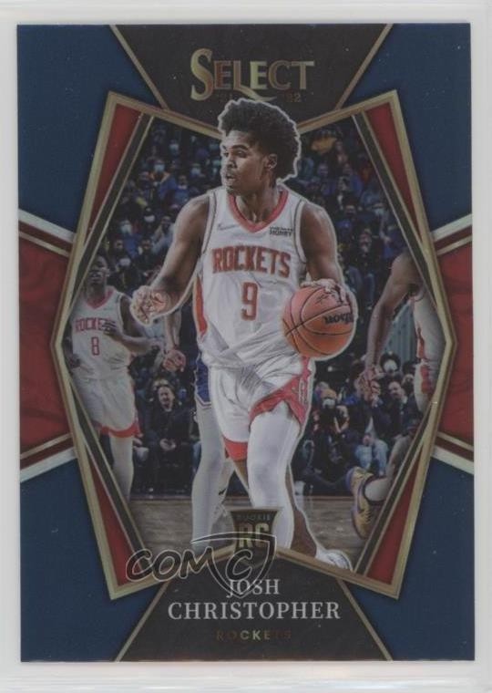 2021-22 Panini Select Premier Level Blue Prizm Josh Christopher #133 0fp5