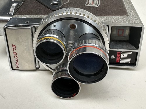 Macchina fotografica vintage anni 50 Dejur Electra 8mm non testata - Foto 3 di 9