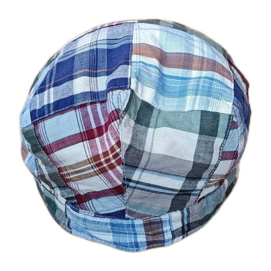 Vintage Patchwork Madra Plaid Flat Cap Adult L/XL… - image 5