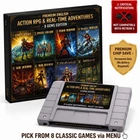 Premium Action RPG Adventure English Edition For SNES Complete In Box Custom